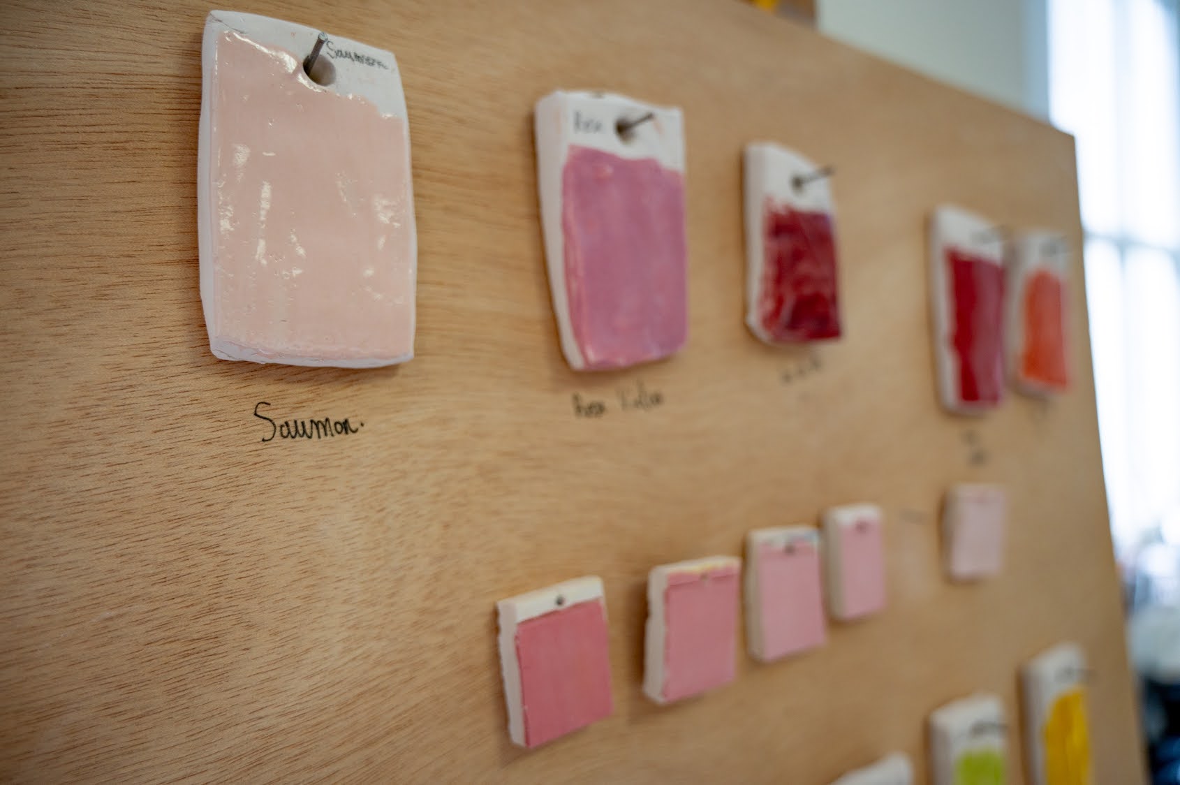 Exposition d'un travail sur les couleurs